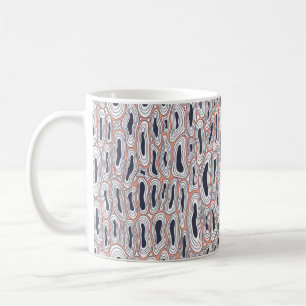 Verzerrte Schwarze Löcher abstrakt nahtlos. c Kaffeetasse