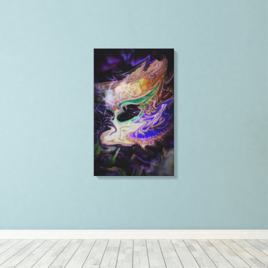 Verzerrte Tränen Leinwanddruck (Insitu (Holzboden))