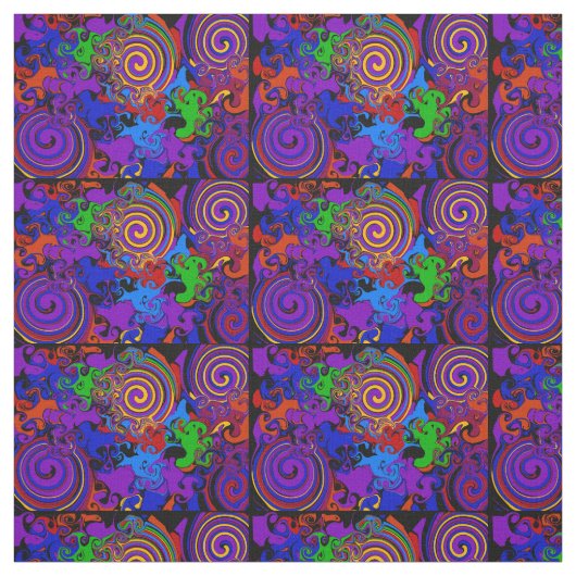 Verzerrte Wirbel Stoff (Muster)