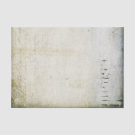 Verzerrter gekrechter Text mit Textur Seidenpapier