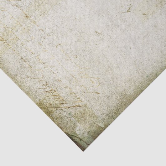 Verzerrter gekrechter Text mit Textur Seidenpapier (Ausschnitt)