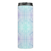 Verzerrter Rahmen 01.w Lgrey BG Thermosbecher (Rückseite)