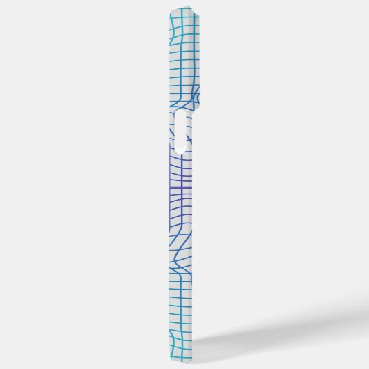 Verzerrter Rahmen.01.w von weißem BG Case-Mate iPhone Hülle (Rückseite / Rechts)