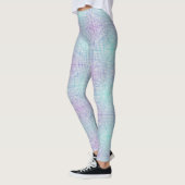 Verzerrter Rahmen 01.w Weißer BG Leggings (Links)