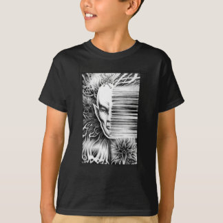 Verzerrter Sticker T-Shirt