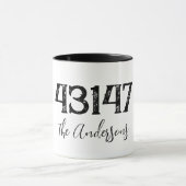 Verzerrter Zip-Code Tasse (Zentrum)