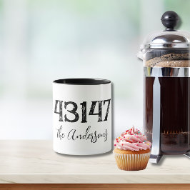 Verzerrter Zip-Code Tasse