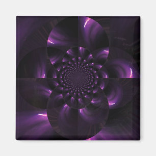 Verzerrtes funky Feuerwerk Magnet