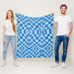 Verzerrtes Prüfmuster Fleecedecke
