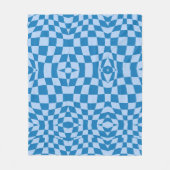 Verzerrtes Prüfmuster Fleecedecke (Vorderseite)