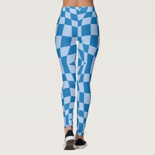 Verzerrtes Prüfmuster Leggings (Rückseite)