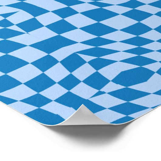 Verzerrtes Prüfmuster Poster (Ecke)