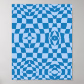 Verzerrtes Prüfmuster Poster (Vorne)