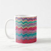 Verzerrtes Zeilenmuster Kaffeetasse (Links)