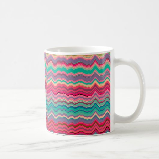 Verzerrtes Zeilenmuster Kaffeetasse (Rechts)