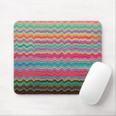 Verzerrtes Zeilenmuster Mousepad (Mit Mouse)
