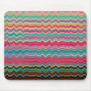 Verzerrtes Zeilenmuster Mousepad