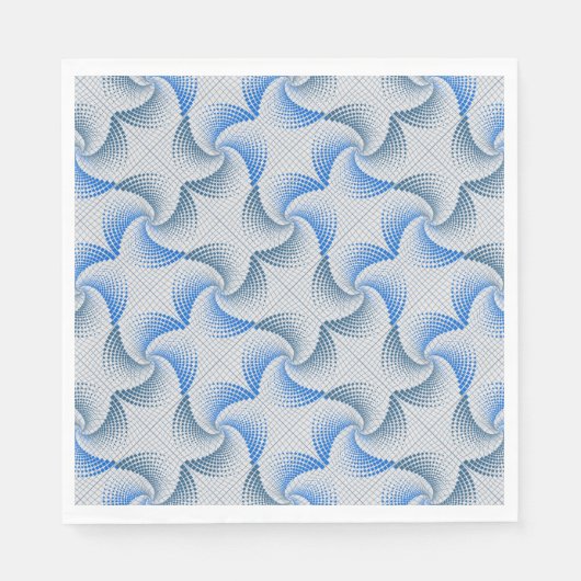 Verzerrung der Drehung von weißem BG Serviette (Vorderseite)