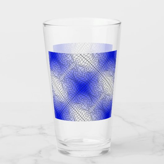 Verzerrung Wireframe.C01.GBluex4.Schwarze Linien Glas (Rückseite)