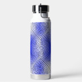 Verzerrung Wireframe.C01.GBluex4.Schwarze Linien Trinkflasche (Links)