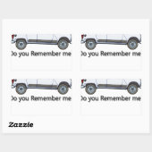 Verzicht 4 rechteckiger aufkleber (Blatt)