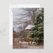 Verzicht auf das Denken auf Ihre Postkarte (Vorne/Hinten)