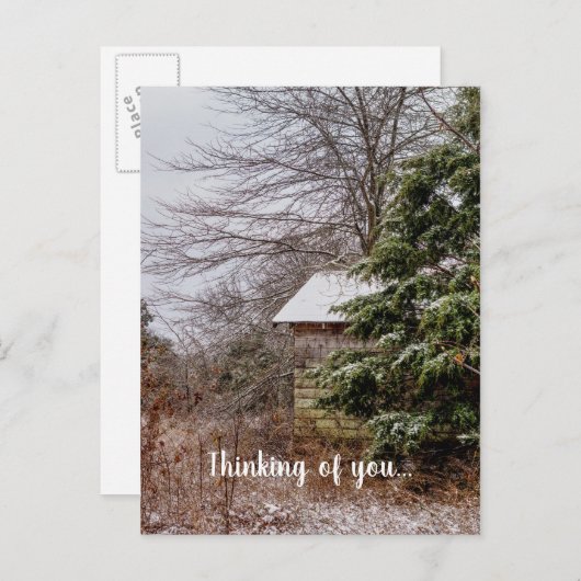 Verzicht auf das Denken auf Ihre Postkarte (Vorne/Hinten)