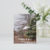 Verzicht auf das Denken auf Ihre Postkarte (Stehend Vorderseite)