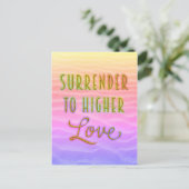 Verzicht auf höhere Liebe Postkarte (Stehend Vorderseite)