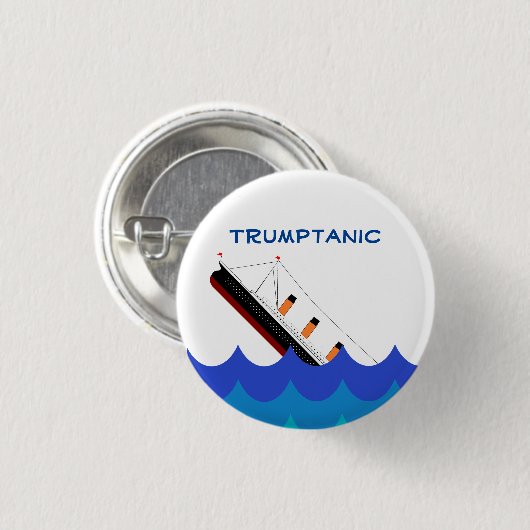 Verzichtschiff! Das Trumptanic geht unten Button (Vorne & Hinten)