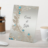 Verzieren Sie die Tabletop-Zeichen mit den blauen  Sockelschild (In SItu)