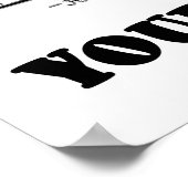 Verzieren Sie Ihr normales Selbst (Glockenkurve-Sp Poster (Ecke)