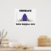 Verzieren Sie Ihr normales Selbst (Glockenkurve-Sp Poster (Küche)