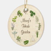 Verzieren Sie Ihren Kräutergarten individuell. Keramikornament (Links)