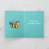 VERZIERENDES BZZZZZY! FEIERTAGSKARTE (Innenseite)