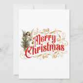 Verziert Angel-Merry Christmas-Retro (Vorderseite)
