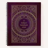 Verziert Art Deco Custom Notizblock (Vorderseite)