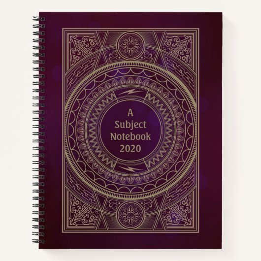 Verziert Art Deco Custom Notizblock (Vorderseite)