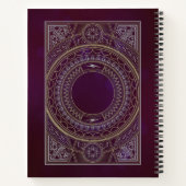 Verziert Art Deco Custom Notizblock (Rückseite)