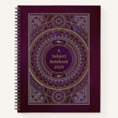 Verziert Art Deco Custom Notizblock (Vorderseite)