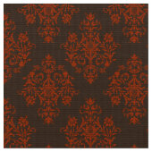 Verziert Barockbraun Damasmuster Stoff (Nahaufnahme)