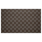 Verziert Barockbraun Damasmuster Stoff (Fat Quarter (45,7 x 55,9 cm))