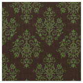 Verziert Barockbraun Damasmuster Stoff (Nahaufnahme)