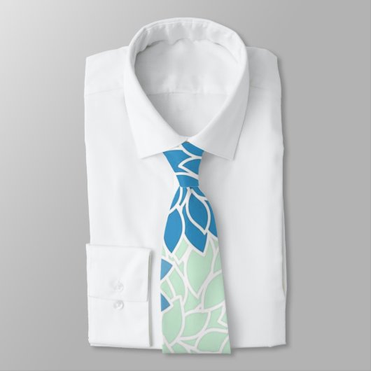Verziert Blue Dahlia Krawatte (Gebunden)