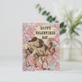 Verziert Boho Camels Valentinstag Postkarte (Stehend Vorderseite)