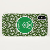 Verziert Damask Gemustert Case-Mate iPhone Hülle (Rückseite (Horizontal))