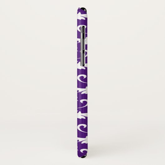 Verziert Damask Gemustert Case-Mate iPhone Hülle (Hinten/Links)