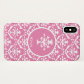 Verziert Damask Gemustert Case-Mate iPhone Hülle (Rückseite (Horizontal))