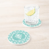 Verziert Damask Gemustert Getränkeuntersetzer (Seite)