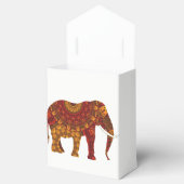 Verziert dekoriertes indisches Elefantendesign Geschenkschachtel (Geöffnet)